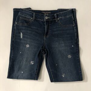 Maurices High Rise Embellished Jeans Size S-R
